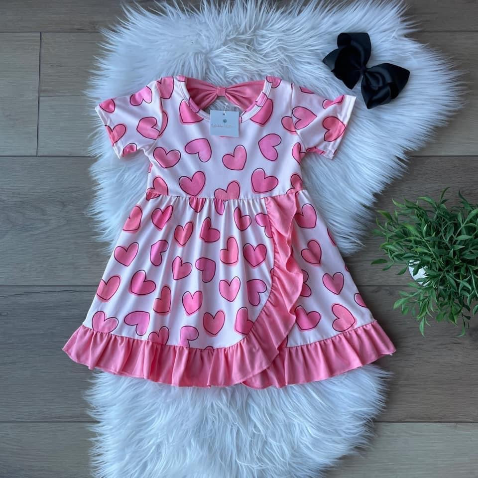 “Pink Hearts” Dress