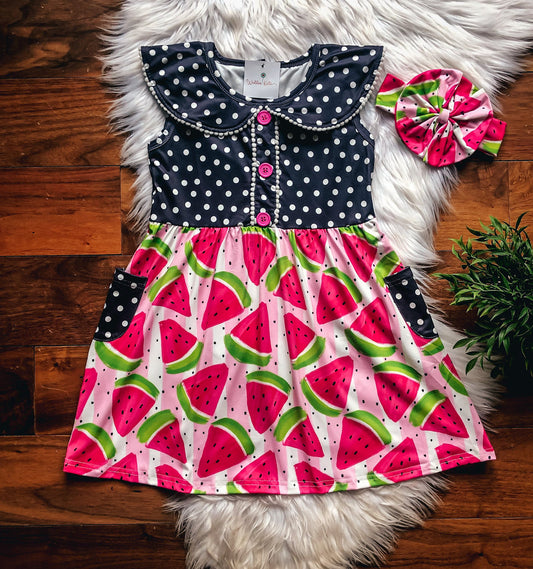 “Watermelon Dots” Dress