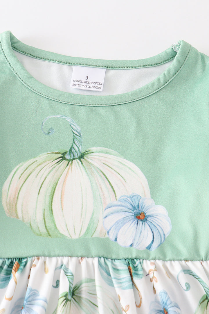 “Minty Pumpkin” Dress