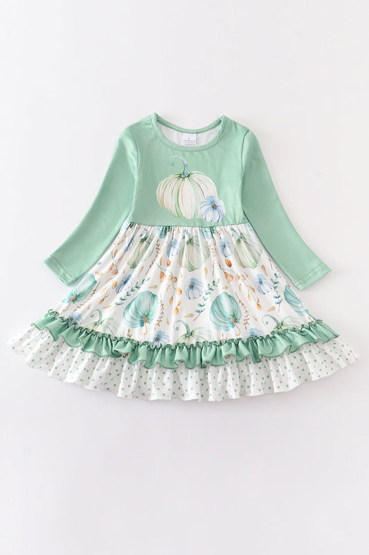 “Minty Pumpkin” Dress