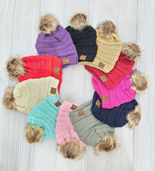 Kid’s Pom Beanies