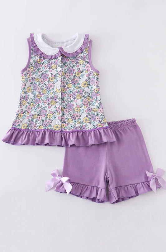 “Lovin’ Lilac” 2-Pc. Short Set