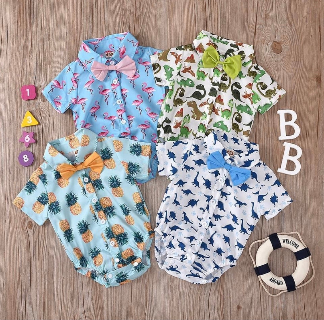 Bow Tie Polo Onesie